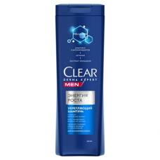 CLEAR MEN DERMA EXPERT шампунь укрепляющий 380мл Энергия роста