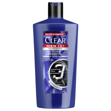 CLEAR шампунь, б/о, г д/д 3в1 610мл ул. свежесть мужской (арт 68509160)