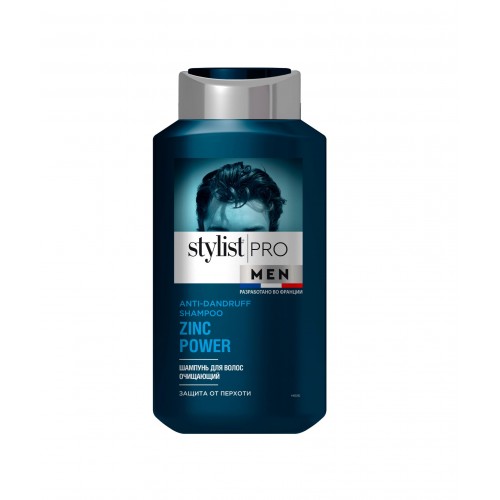 Шампунь д/волос Очищающий 400мл STYLIST PRO MEN
