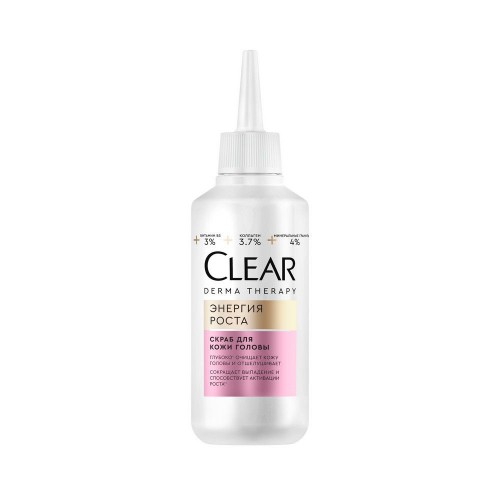 CLEAR DERMA THERAPY скраб д/кожи головы Энергия роста 12*150мл