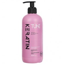 TUNE шампунь KERATIN SHAMPOO для блеска и яркости волос 500мл (с крышкой)