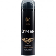 QMEN Comfort пена для бритья с экстрактом женьшеня и льняного семени, 240 мл