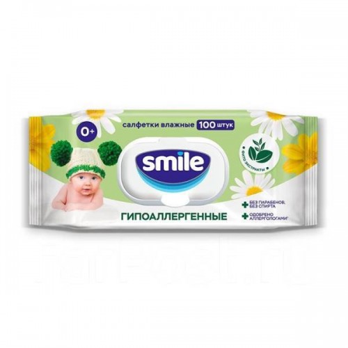 Влажная салфетка Ultra Fresh Premium BABY 100шт фитолиния с клапаном