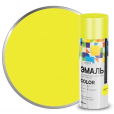 Эмаль аэрозольная универсальная, Лакра Color, желтый