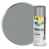 Эмаль аэрозольная универсальная, Лакра Color, серый