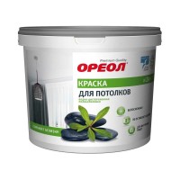 Краска для стен и потолков ОРЕОЛ белоснежная водно-дисперсионная полиакрил.для внутр.работ 3кг/5788