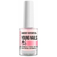 Филлер-укрепитель LUXVISAGE YOUNG NAILS для неровных и тусклых ногтей с D-пантенолом и витамином Е