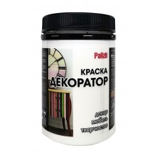 Краска акриловая декоратор Palizh 0,32кг., № 128 белая