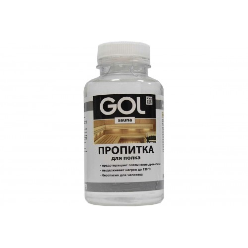 Пропитка для полка GOL sauna 0,3 л.