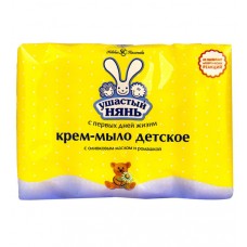 УШАСТЫЙ НЯНЬ крем-мыло туалетное с экстрактом ромашки 4*100гр нов.арт.