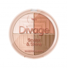 DIVAGE Палетка для лица скульптурирующая Sculpt & Shine