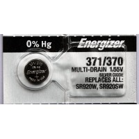 Батарейка ENERGIZER Silver Oxide 371/370 MBL1, Цена за 10 шт.