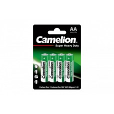 Батарейка пальчик R 6-BL-4G (R6P-BP4) Цена за 4 шт Camelion (в уп.12*4шт)
