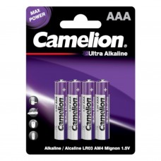 Батарейка мизинч LR03-ВP4 Ultra цена за 4шт Camelion