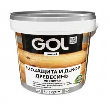 Пропитка защитно-декоративная, дуб GOL Wood Aqua 0,9 кг