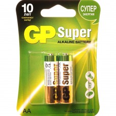GP Super Alkaline Алкалиновые батарейки 15А АA - 2 шт. на блистере