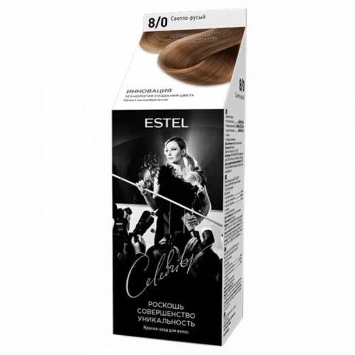 Краска-уход без аммиака ESTEL CELEBRITY 8/0 Светло-русый