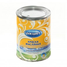 Краска РАСЦВЕТ масляная готовая к применению белая 0,9 кг МА-15