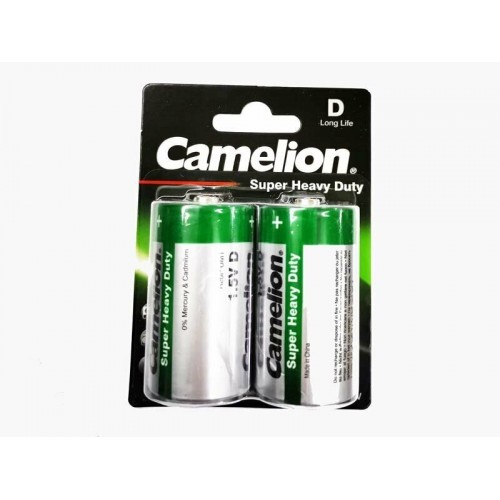 Батарейка бочка R20-BP2G цена за 2 шт Camelion