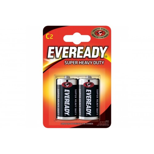 Батарейка EVEREADY Super Heavy Duty С/R14 FSB2, полубочка, Цена за 2шт.