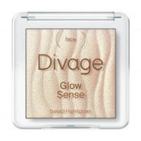 Divage Хайлайтер для лица запеченный Glow Sense Baked Highlighter тон 01