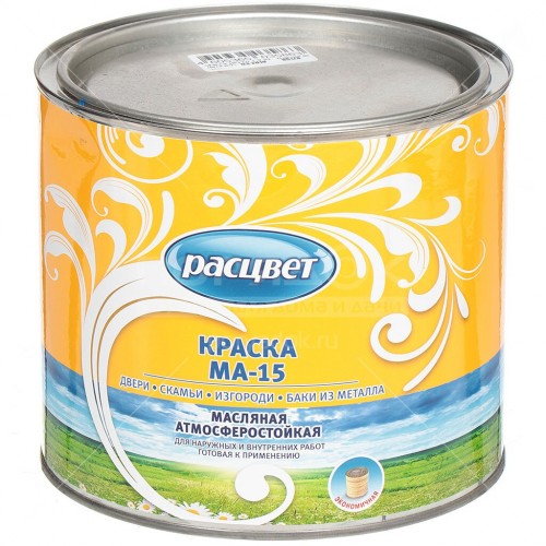 СУРИК краска РАСЦВЕТ масляная 1,9 кг.готовая к применению