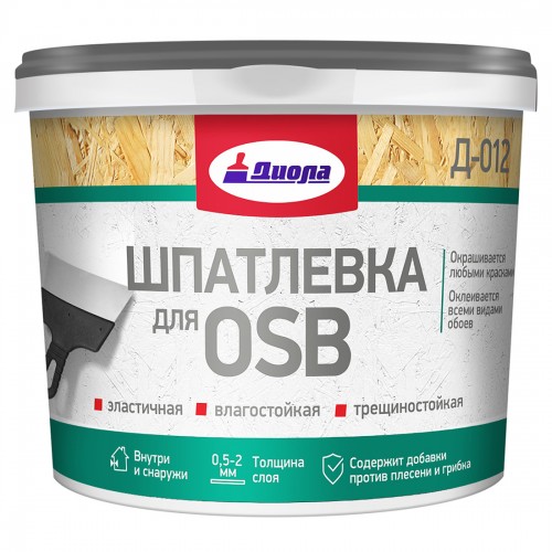 Шпатлевка для OSB 1,5 кг/Евроведро, вл 12 шт