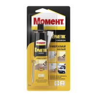Универсальный силиконовый герметик Момент белый 70мл (замена с 606036)