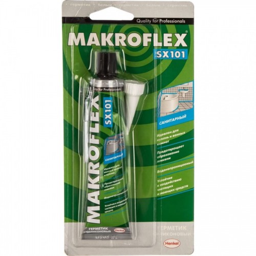 Макрофлекс SX101 Санитарный силиконовый, белый (70 мл) (замена с 2670752)