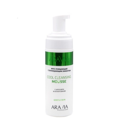 ARAVIA Professional мусс очищающий с охл.эффектом с алоэ вера и аллантоином,160 мл/8