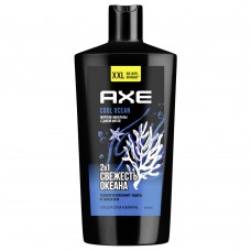 AXE гель для душа и шампунь 2в1 610мл COOL OCEAN