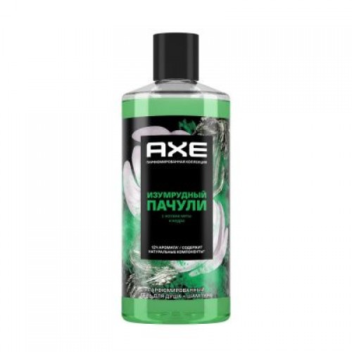 AXE гель для душа и шампунь 400мл Изумрудный пачули ПК