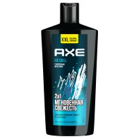 AXE гель для душа и шампунь 610мл Айс Чилл