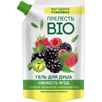 Прелесть Био гель для душа Свежесть ягод ДОЙ-ПАК, 1л