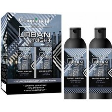 Compliment men ПН №1730 Urban night (Шампунь для волос Заряд энергии 250мл+Гель для душа Заряд эн