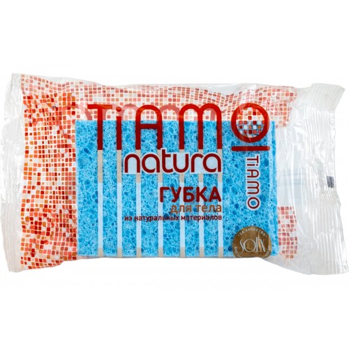 Губка для тела TIAMO Natura Астра целлюлоза+массаж