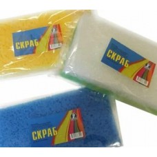 Губка банная жесткая Скраб