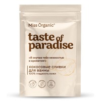 Кокосовые сливки для ванны Гладкость кожи 200мл Miss Organic