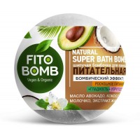 Шипучая бомбочка для ванны Фитобомб Питательная 110гр