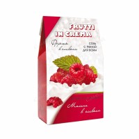 Соль с пеной д/ванной Frutti in Crema малина в сливках  500мл пачка