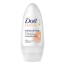 ДАВ DERMA дезодорант ролик 50мл жен Сенситив Гипоаллергенный (а/п)