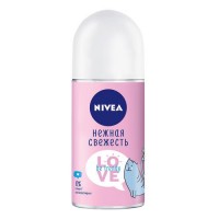 Нивея део.ролл женский 50мл LOVE Be Trendy Нежная Свежесть