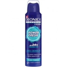 Deonica  антиперсперант муж. Power Fresh 150мл (спрей)