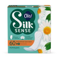 ОЛА ежедневные прокладки Дейли 60шт Silk Sense
