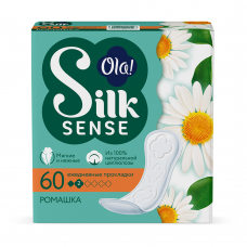 ОЛА ежедневные прокладки Дейли 60шт Silk Sense