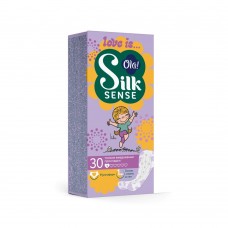 ОЛА Teens ежедневные прокладки Light тонкие стринг-мультиформ 30шт Silk Sense