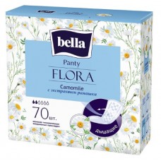 Белла Panty Flora прокладки ежедневные с экстрактом ромашки, 70шт.