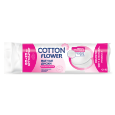 Cotton Flower Ватные диски 80+20 шт (24шт/ящ)