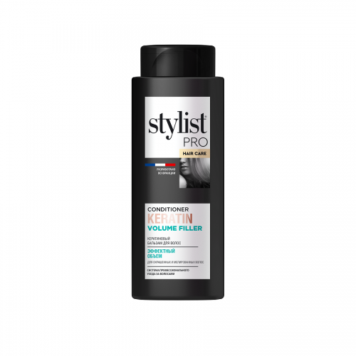 Бальзам д/волос Кератиновый Эффектный объём STYLISTPRO Haer care 280мл (20