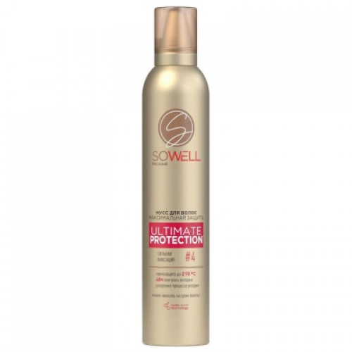 SoWell мусс для волос Максимальная защита Ultimate Protection  CСФ, 200 см3 (4)